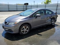 Salvage cars for sale from Copart Antelope, CA: 2015 Honda Civic SE