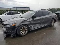 Salvage cars for sale at Orlando, FL auction: 2020 Toyota Camry LE