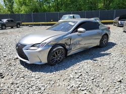 Salvage cars for sale from Copart Waldorf, MD: 2018 Lexus RC 350