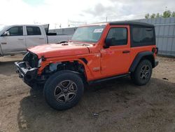 Salvage cars for sale from Copart Greenwood, NE: 2018 Jeep Wrangler Sport
