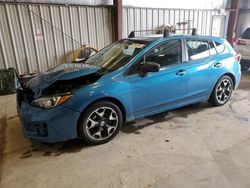 Salvage cars for sale from Copart Appleton, WI: 2018 Subaru Impreza