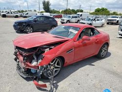 Carros salvage para piezas a la venta en subasta: 2013 Mercedes-Benz SLK 250