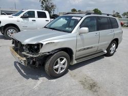Salvage cars for sale at Tulsa, OK auction: 2004 Toyota Highlander Base