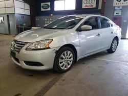 Salvage cars for sale at East Granby, CT auction: 2015 Nissan Sentra S