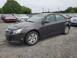 Salvage cars for sale at Mocksville, NC auction: 2014 Chevrolet Cruze LS