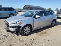 Salvage cars for sale from Copart Kansas City, KS: 2019 Ford Fusion S