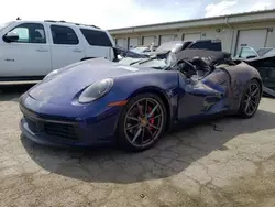 Salvage cars for sale at Louisville, KY auction: 2022 Porsche 911 Carrera S