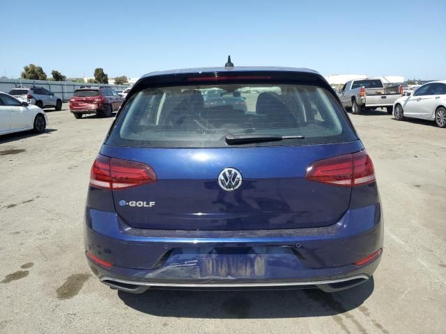 2019 Volkswagen E-GOLF SEL Premium