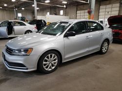 Salvage cars for sale from Copart Blaine, MN: 2015 Volkswagen Jetta SE