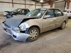 Salvage cars for sale from Copart Lansing, MI: 2002 Toyota Corolla CE
