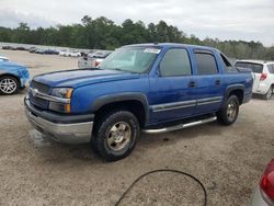 Salvage cars for sale at Harleyville, SC auction: 2003 Chevrolet Avalanche C1500