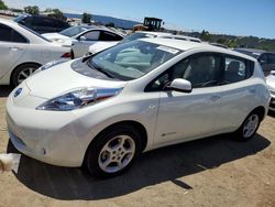 Salvage cars for sale from Copart San Martin, CA: 2012 Nissan Leaf SV