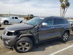 Salvage cars for sale from Copart Van Nuys, CA: 2015 Jeep Grand Cherokee Limited