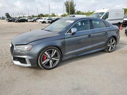 Salvage cars for sale at Miami, FL auction: 2019 Audi RS3