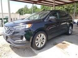 Salvage cars for sale at Hueytown, AL auction: 2022 Ford Edge Titanium