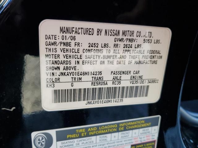 2006 Infiniti M35 Base