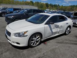 Salvage cars for sale at Exeter, RI auction: 2010 Nissan Maxima S