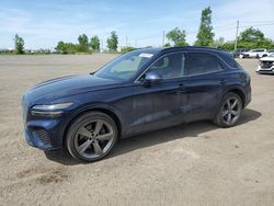 Salvage cars for sale from Copart Montreal Est, QC: 2022 Genesis GV70 Base