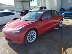 Salvage cars for sale from Copart Albuquerque, NM: 2022 Tesla Model 3