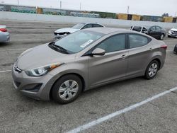 Salvage cars for sale from Copart Van Nuys, CA: 2016 Hyundai Elantra SE