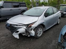 Salvage cars for sale from Copart Marlboro, NY: 2021 Toyota Prius Prime LE