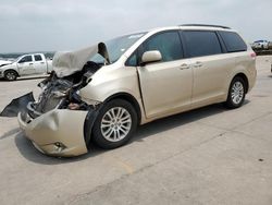 Toyota Sienna xle salvage cars for sale: 2014 Toyota Sienna XLE