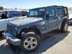 Salvage cars for sale at Martinez, CA auction: 2015 Jeep Wrangler Unlimited Sahara