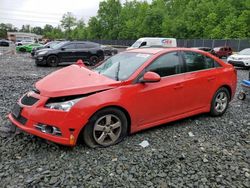 Salvage cars for sale at Waldorf, MD auction: 2014 Chevrolet Cruze LT