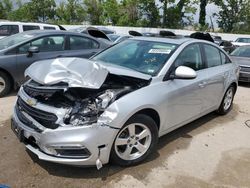 Salvage cars for sale from Copart Bridgeton, MO: 2016 Chevrolet Cruze Limited LT