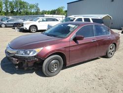 Salvage cars for sale at Spartanburg, SC auction: 2016 Honda Accord LX