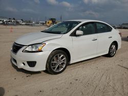 Salvage cars for sale at Houston, TX auction: 2015 Nissan Sentra S