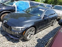 Salvage cars for sale from Copart Windsor, NJ: 2018 BMW 430XI Gran Coupe