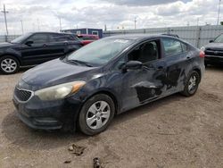 Salvage cars for sale at Greenwood, NE auction: 2015 KIA Forte LX