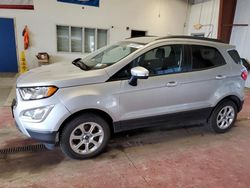 Salvage cars for sale from Copart Angola, NY: 2018 Ford Ecosport SE