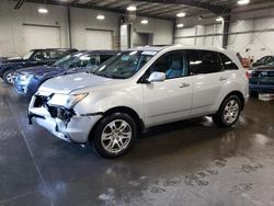 Salvage cars for sale at Ham Lake, MN auction: 2009 Acura MDX Technology