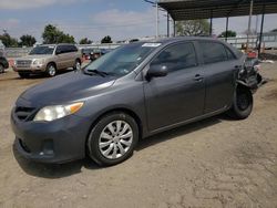 Salvage cars for sale from Copart San Diego, CA: 2012 Toyota Corolla Base