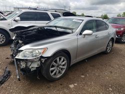 Salvage cars for sale from Copart Elgin, IL: 2008 Lexus LS 460