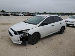 Salvage cars for sale at San Antonio, TX auction: 2016 Ford Focus S
