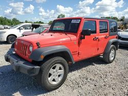 Salvage cars for sale at Hueytown, AL auction: 2013 Jeep Wrangler Unlimited Sport