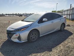 Salvage cars for sale from Copart Sacramento, CA: 2017 Toyota Prius Prime