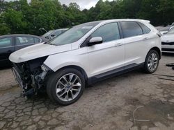 Carros salvage a la venta en subasta: 2018 Ford Edge Titanium