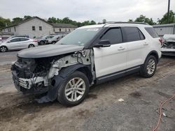 Salvage cars for sale at York Haven, PA auction: 2017 Ford Explorer XLT