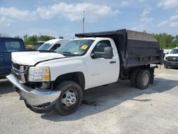 Salvage trucks for sale at Leroy, NY auction: 2011 Chevrolet Silverado K3500