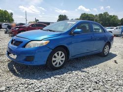Salvage cars for sale from Copart Mebane, NC: 2009 Toyota Corolla Base