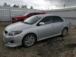 Salvage cars for sale from Copart Nisku, AB: 2010 Toyota Corolla Base