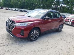 Salvage cars for sale at North Billerica, MA auction: 2021 Nissan Kicks SV