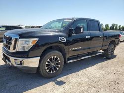 Salvage cars for sale at Houston, TX auction: 2017 Nissan Titan XD S