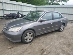 Honda Civic ex salvage cars for sale: 2005 Honda Civic EX