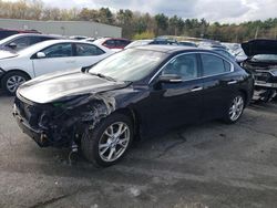 Salvage cars for sale at Exeter, RI auction: 2014 Nissan Maxima S