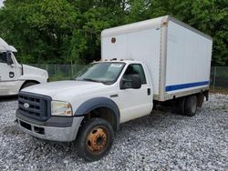 Salvage trucks for sale at York Haven, PA auction: 2006 Ford F550 Super Duty